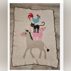 BABY KNIT BLANKET THROW